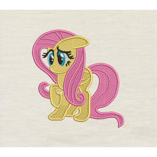 Fluttershy Embroidery design