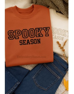 Spooky Season embroidery design Spooky Season embroidery design