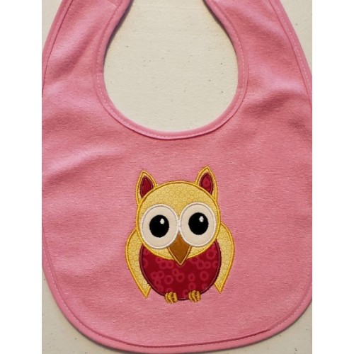 Owl applique embroidery design