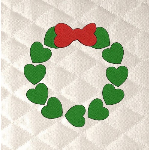 Heart Wreath with bow