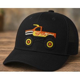 Blaze Monster Truck Embroidery Design