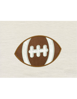 Football embroidery design
