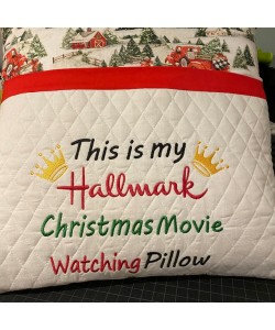 This is my hallmark pillow embroidery design