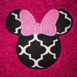 Minnie Head embroidery design