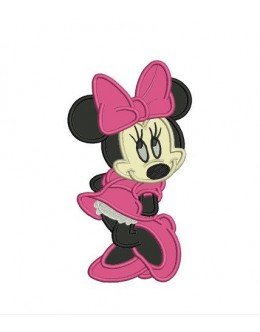 Minnie mouse embroidery design