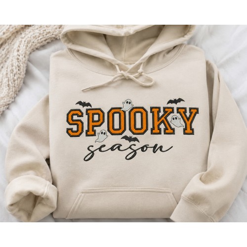 Spooky Season Halloween Embroidery Design